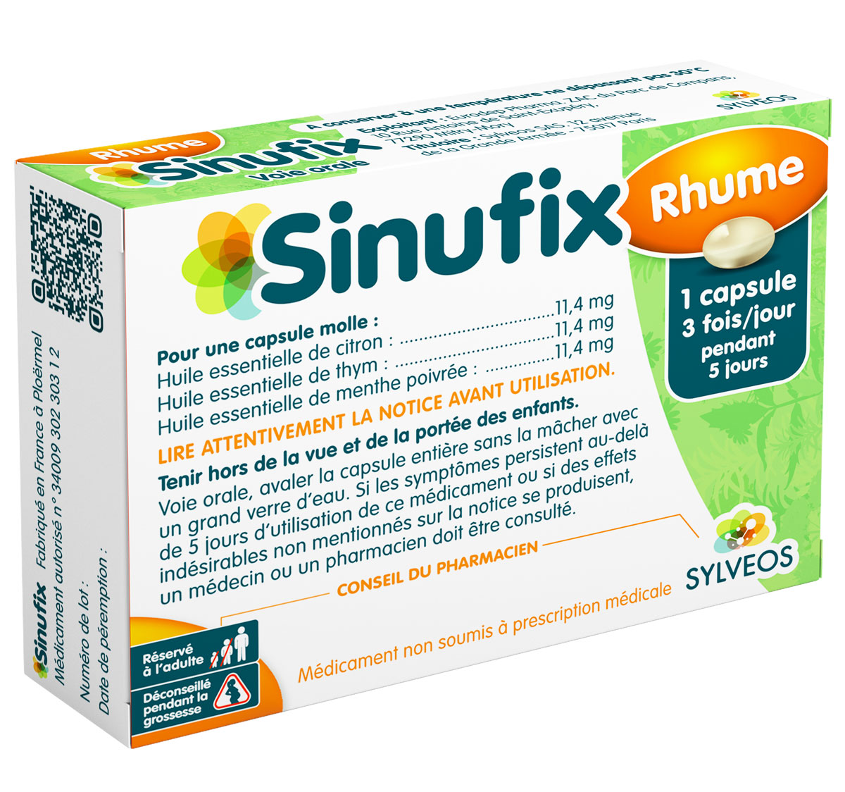 sinufix medicament rhume packshot 2